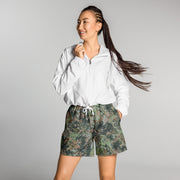 Fractal Mosaic Woodland CAMO Unisex Athletic Long Shorts