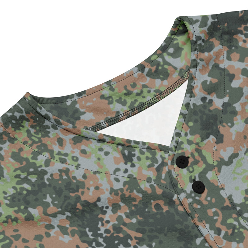 Fractal Mosaic Woodland CAMO Unisex Baseball Jersey