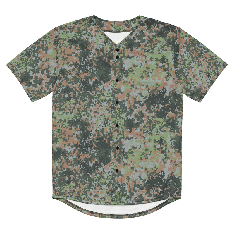 Fractal Mosaic Woodland CAMO Unisex Baseball Jersey