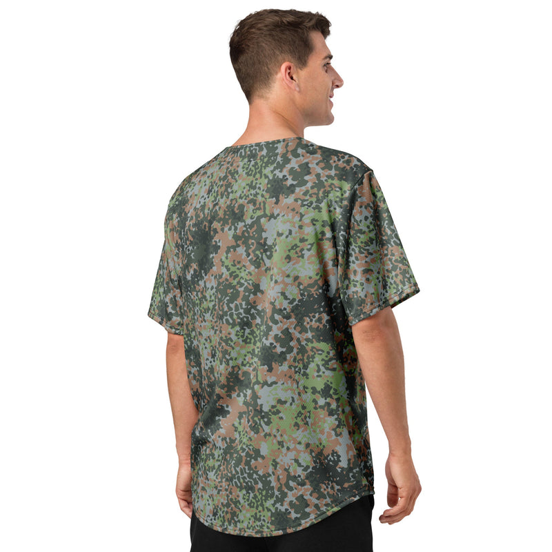 Fractal Mosaic Woodland CAMO Unisex Baseball Jersey