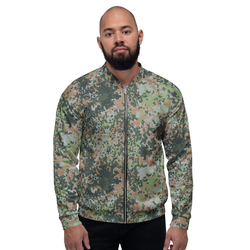 Fractal Mosaic Woodland CAMO Unisex Bomber Jacket