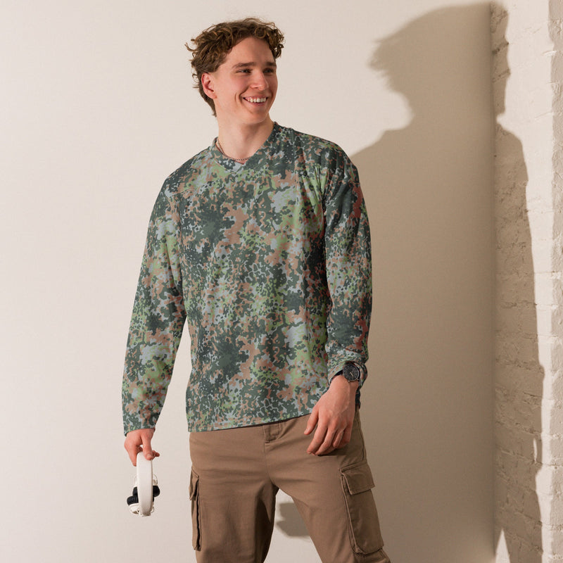 Fractal Mosaic Woodland CAMO Unisex Hockey Fan Jersey