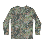Fractal Mosaic Woodland CAMO Unisex Long-Sleeve Shirt
