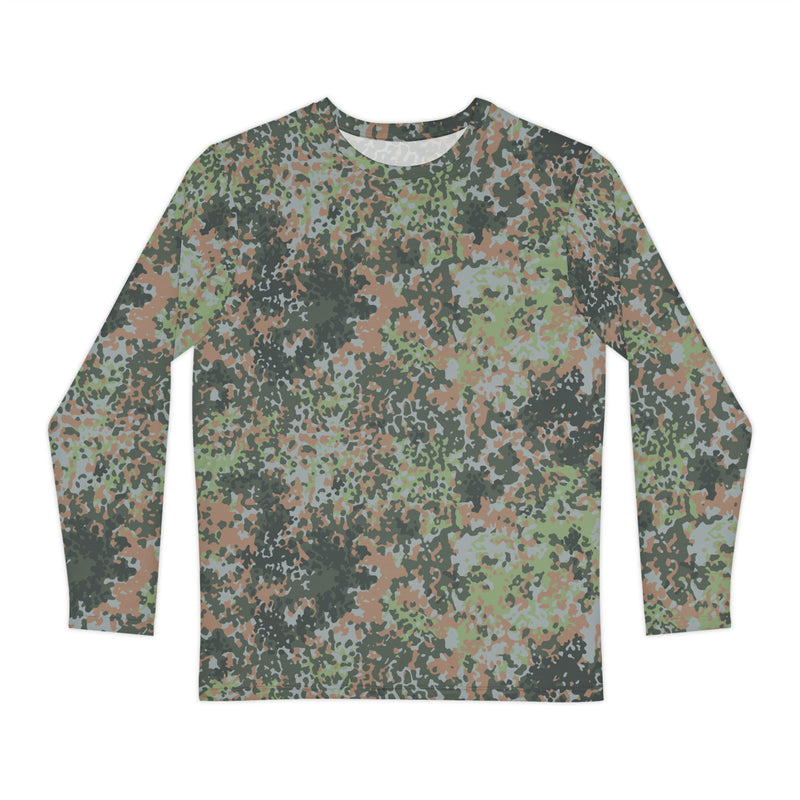 Fractal Mosaic Woodland CAMO Unisex Long-Sleeve Shirt - XS