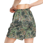 Fractal Mosaic Woodland CAMO Unisex Mesh Shorts