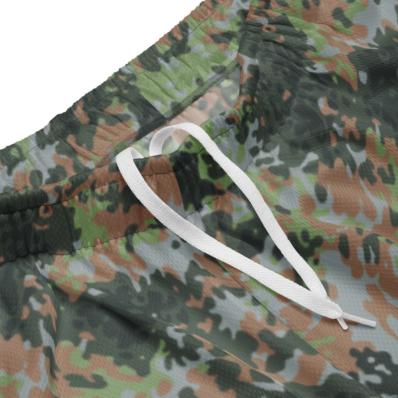 Fractal Mosaic Woodland CAMO Unisex Mesh Shorts