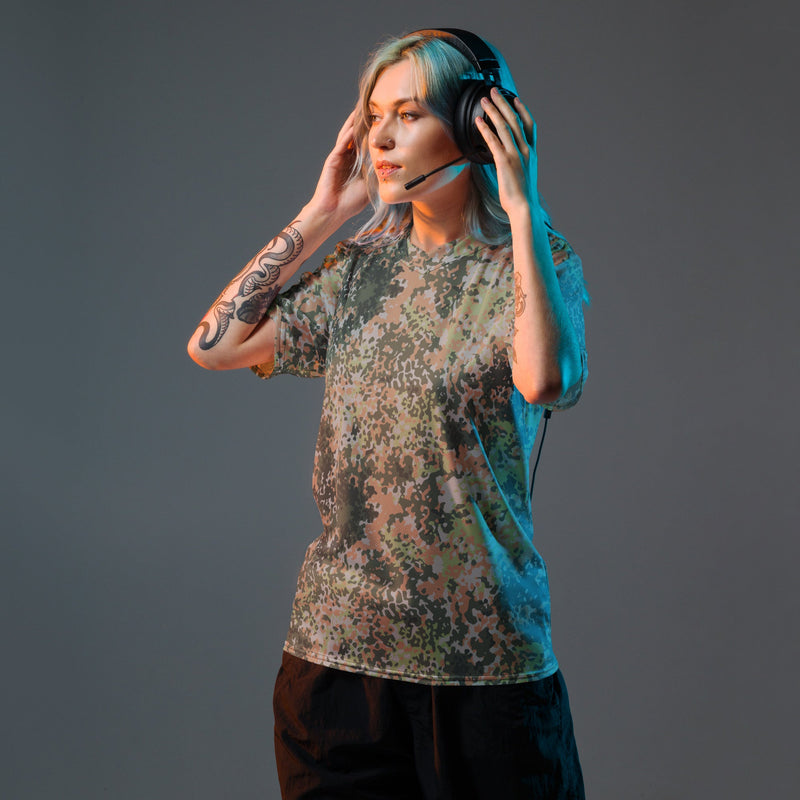 Fractal Mosaic Woodland CAMO Unisex Sports Jersey