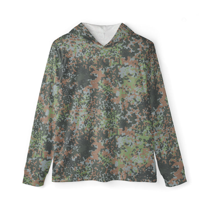 Fractal Mosaic Woodland CAMO Unisex Sports Warmup Hoodie - XS