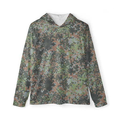 Fractal Mosaic Woodland CAMO Unisex Sports Warmup Hoodie - XS