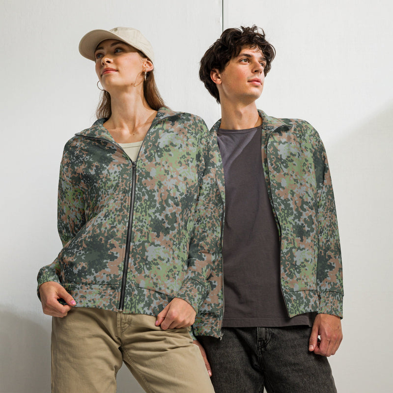 Fractal Mosaic Woodland CAMO Unisex Track Jacket - 2XS