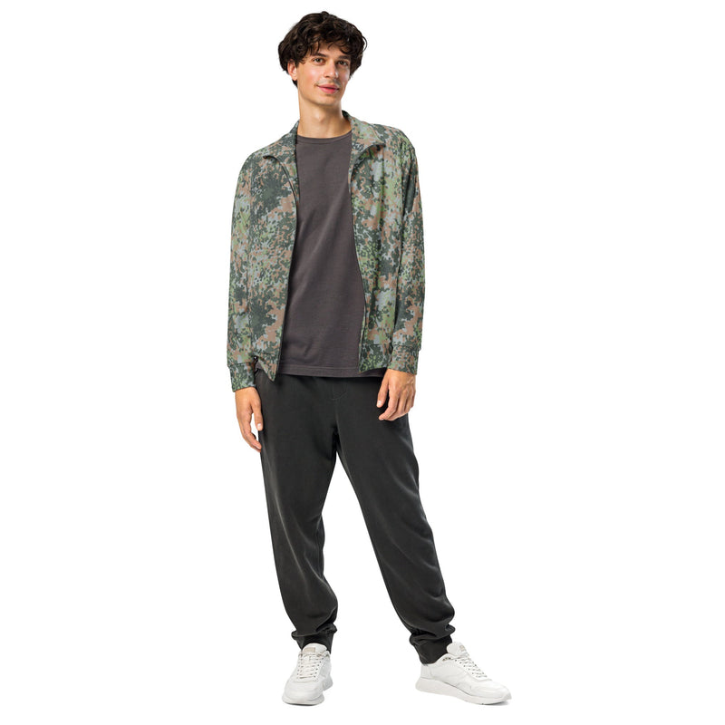 Fractal Mosaic Woodland CAMO Unisex Track Jacket
