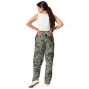Fractal Mosaic Woodland CAMO Unisex Wide-Leg Joggers
