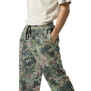 Fractal Mosaic Woodland CAMO Unisex Wide-Leg Joggers
