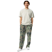 Fractal Mosaic Woodland CAMO Unisex Wide-Leg Joggers