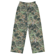 Fractal Mosaic Woodland CAMO Unisex Wide-Leg Leisure Pants - 2XS - Pant