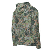 Fractal Mosaic Woodland CAMO Unisex Zip Hoodie