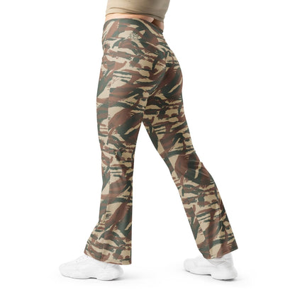 French 47/56 Lizard CAMO Flare leggings - 2XS - Womens Leggings