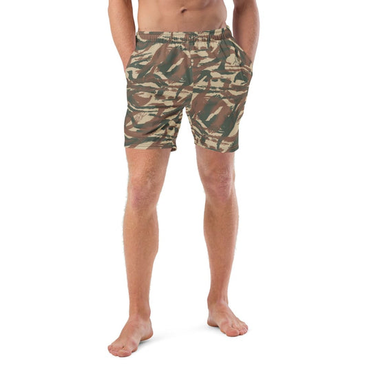 French 47/56 Lizard CAMO Swim Trunks - 2XS - Mens