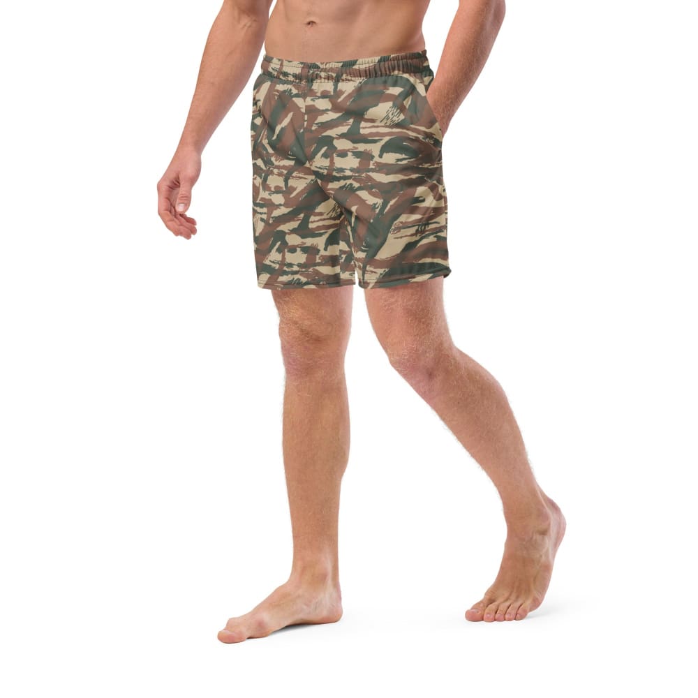 French 47/56 Lizard CAMO Swim Trunks - Mens