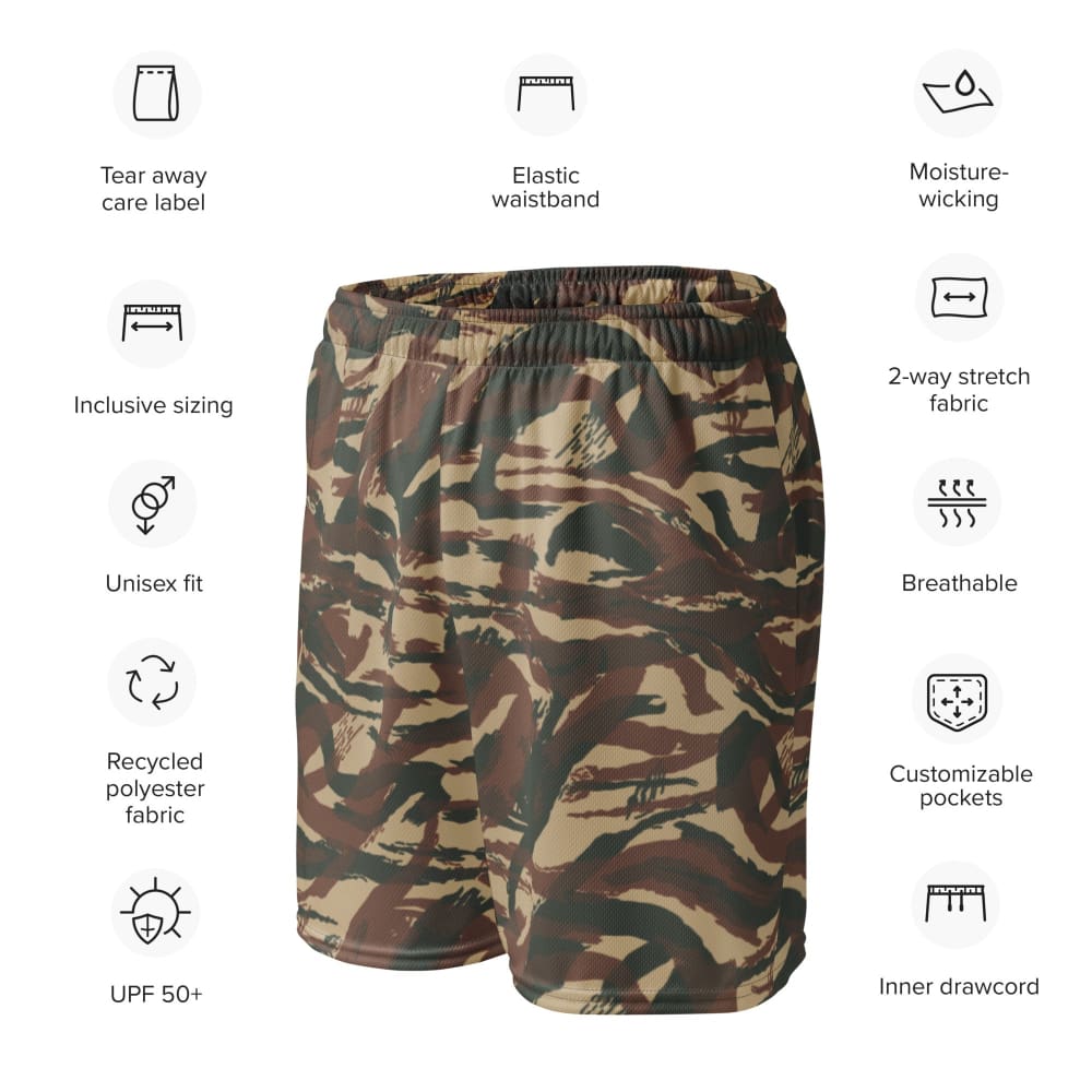 French 47/56 Lizard CAMO Unisex mesh shorts - Mesh Shorts