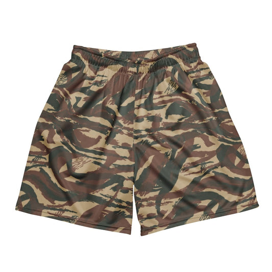 French 47/56 Lizard CAMO Unisex mesh shorts - 2XS - Mesh Shorts