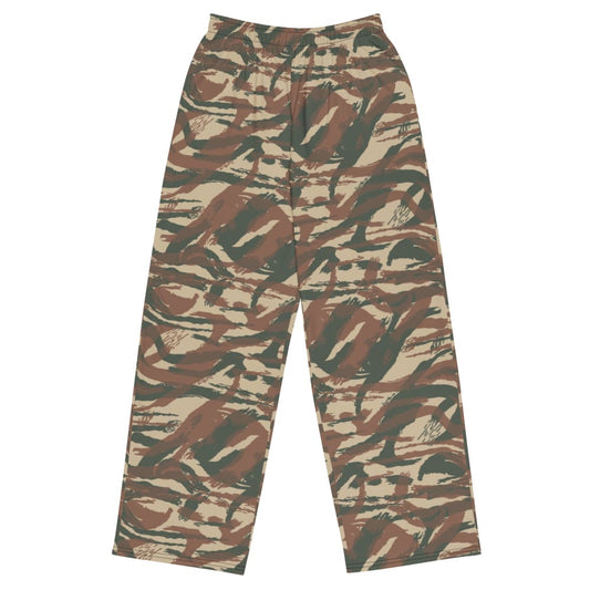 French 47/56 Lizard CAMO unisex wide-leg pants - 2XS - Unisex Wide-Leg Pants