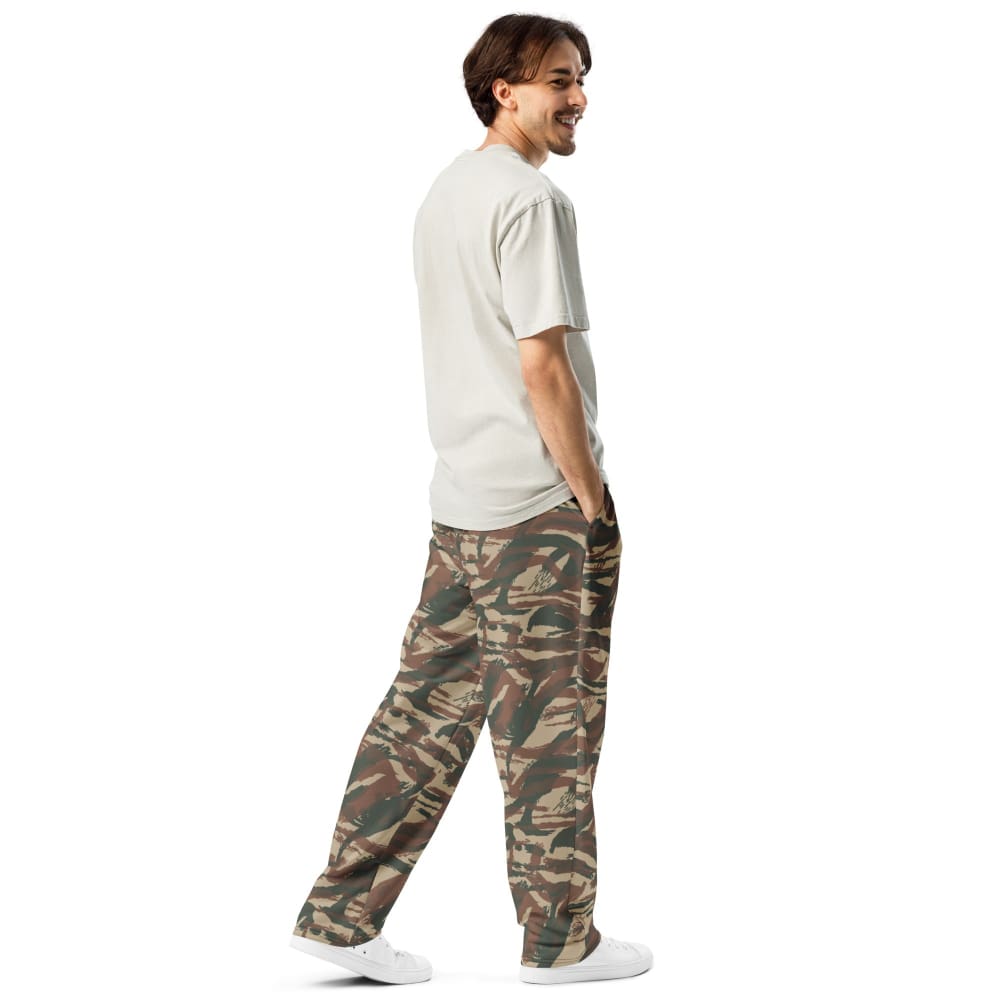 French 47/56 Lizard CAMO Wide-leg joggers - Unisex Joggers