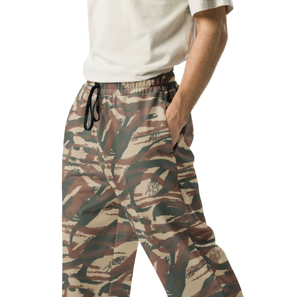 French 47/56 Lizard CAMO Wide-leg joggers - Unisex Joggers