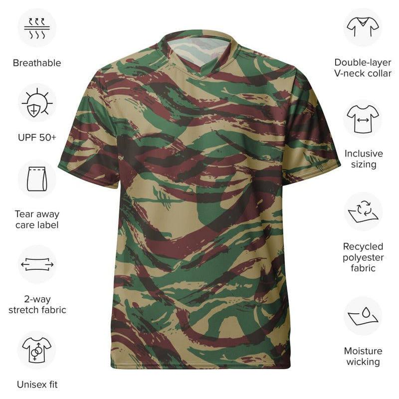 French Algerian War M47 Lizard CAMO unisex sports jersey