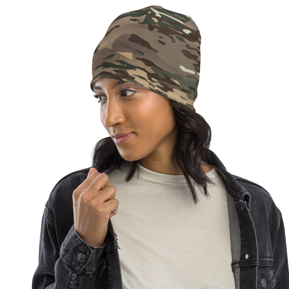 French Bariolage Multi Environnement (BME) CAMO Beanie