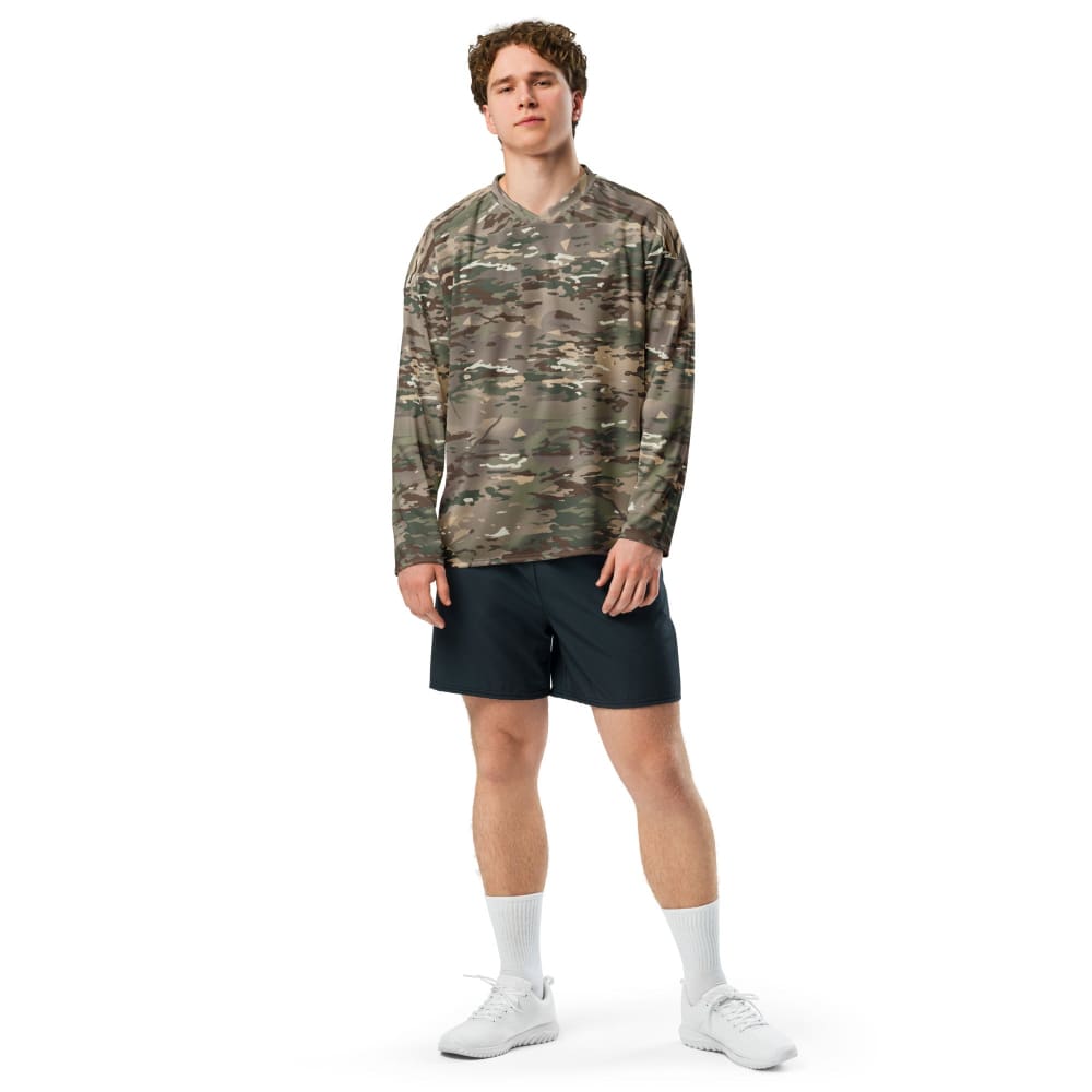 French Bariolage Multi Environnement (BME) CAMO hockey fan jersey - Unisex Hockey Fan Jersey