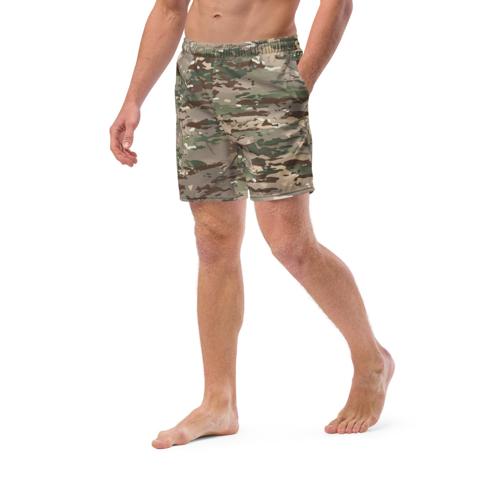 French Bariolage Multi Environnement (BME) CAMO Swim Trunks - Mens