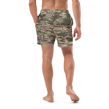 French Bariolage Multi Environnement (BME) CAMO Swim Trunks - Mens