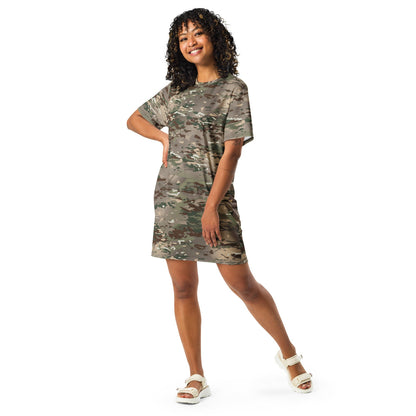 French Bariolage Multi Environnement (BME) CAMO T-shirt dress - Womens T-Shirt Dress