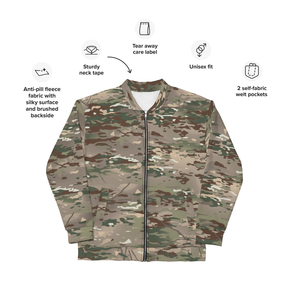 French Bariolage Multi Environnement (BME) CAMO Unisex Bomber Jacket