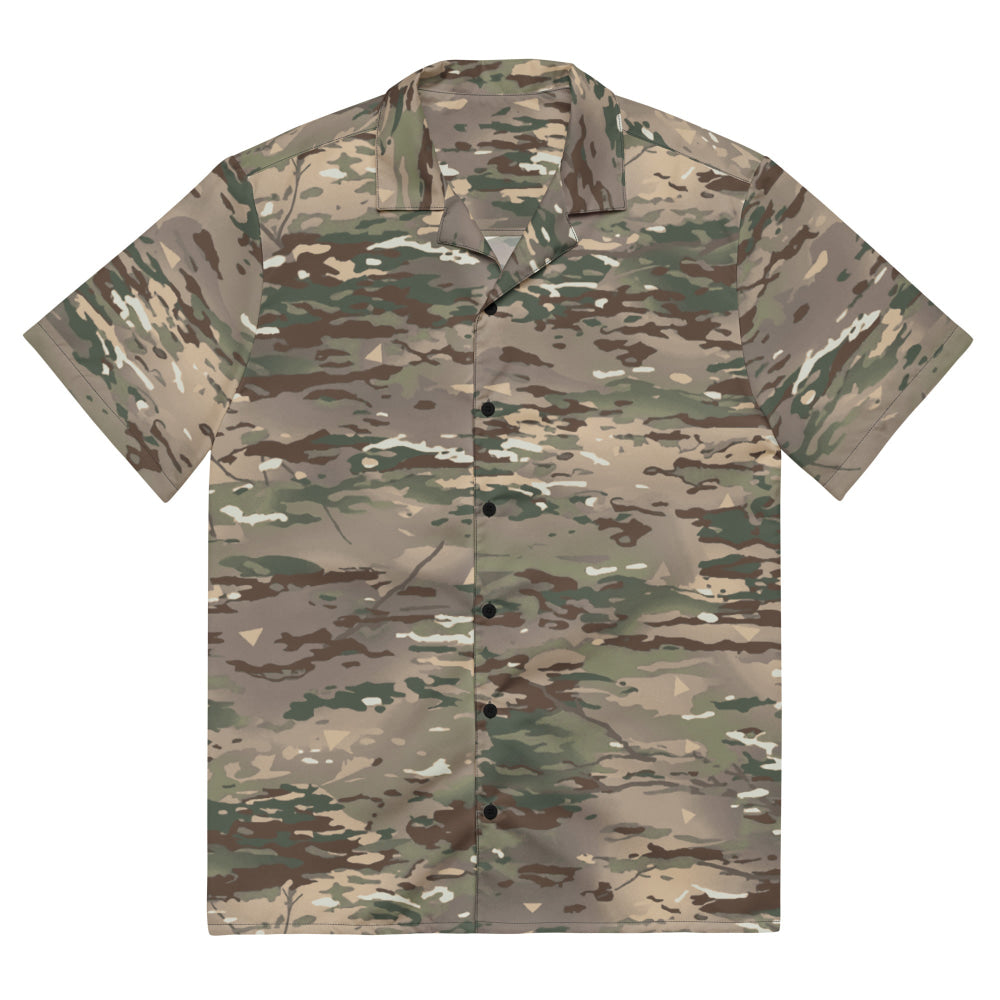 French Bariolage Multi Environnement (BME) CAMO Unisex button shirt - 2XS - Button Shirt