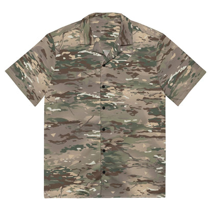 French Bariolage Multi Environnement (BME) CAMO Unisex button shirt - Button Shirt