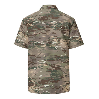 French Bariolage Multi Environnement (BME) CAMO Unisex button shirt - Button Shirt