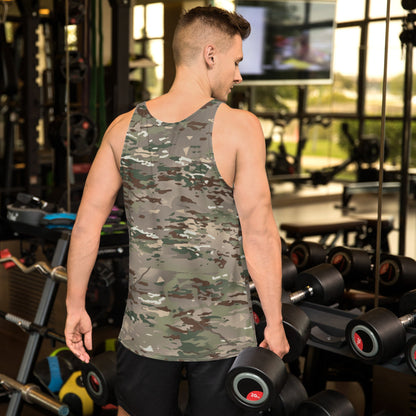 French Bariolage Multi Environnement (BME) CAMO Unisex Tank Top