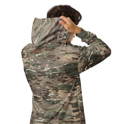 French Bariolage Multi Environnement (BME) CAMO Unisex zip hoodie - Zip Hoodie