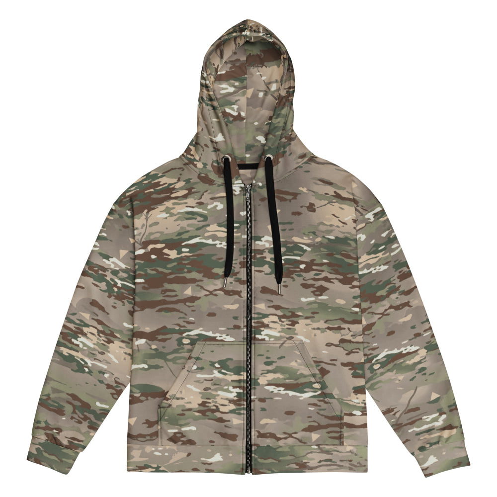 French Bariolage Multi Environnement (BME) CAMO Unisex zip hoodie - Zip Hoodie