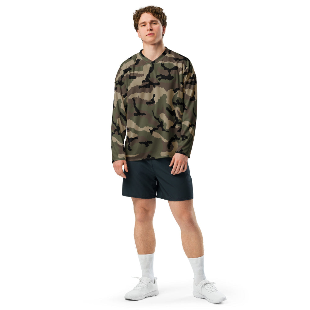 French Camouflage Centre-Europe (CCE) CAMO hockey fan jersey - Unisex Hockey Fan Jersey