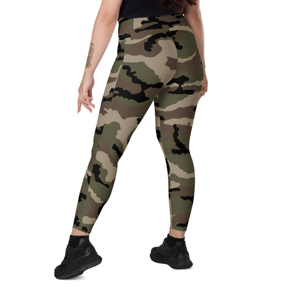 French Camouflage Centre-Europe (CCE) CAMO Leggings with pockets - Womens With Pockets