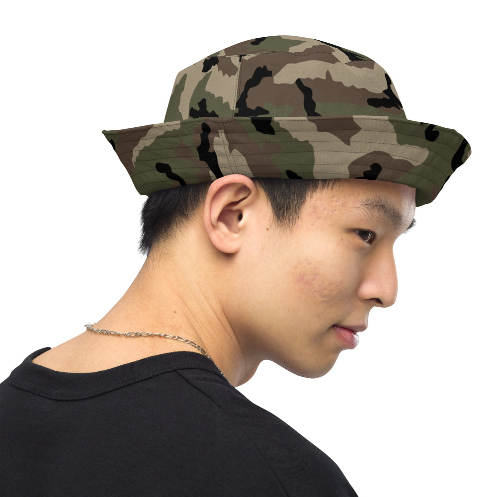 French Camouflage Centre-Europe (CCE) CAMO Reversible bucket hat - Bucket Hat