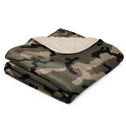 French Camouflage Centre-Europe (CCE) CAMO Sherpa blanket - Blanket