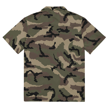 French Camouflage Centre-Europe (CCE) CAMO Unisex button shirt - Button Shirt