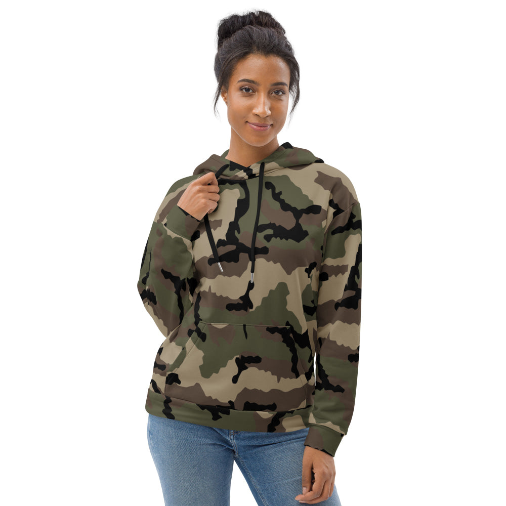 French Camouflage Centre-Europe (CCE) CAMO Unisex Hoodie