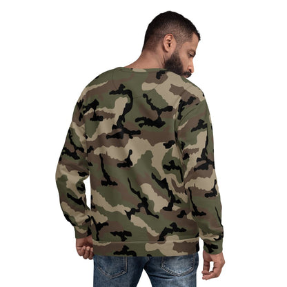 French Camouflage Centre-Europe (CCE) CAMO Unisex Sweatshirt