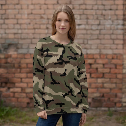 French Camouflage Centre-Europe (CCE) CAMO Unisex Sweatshirt