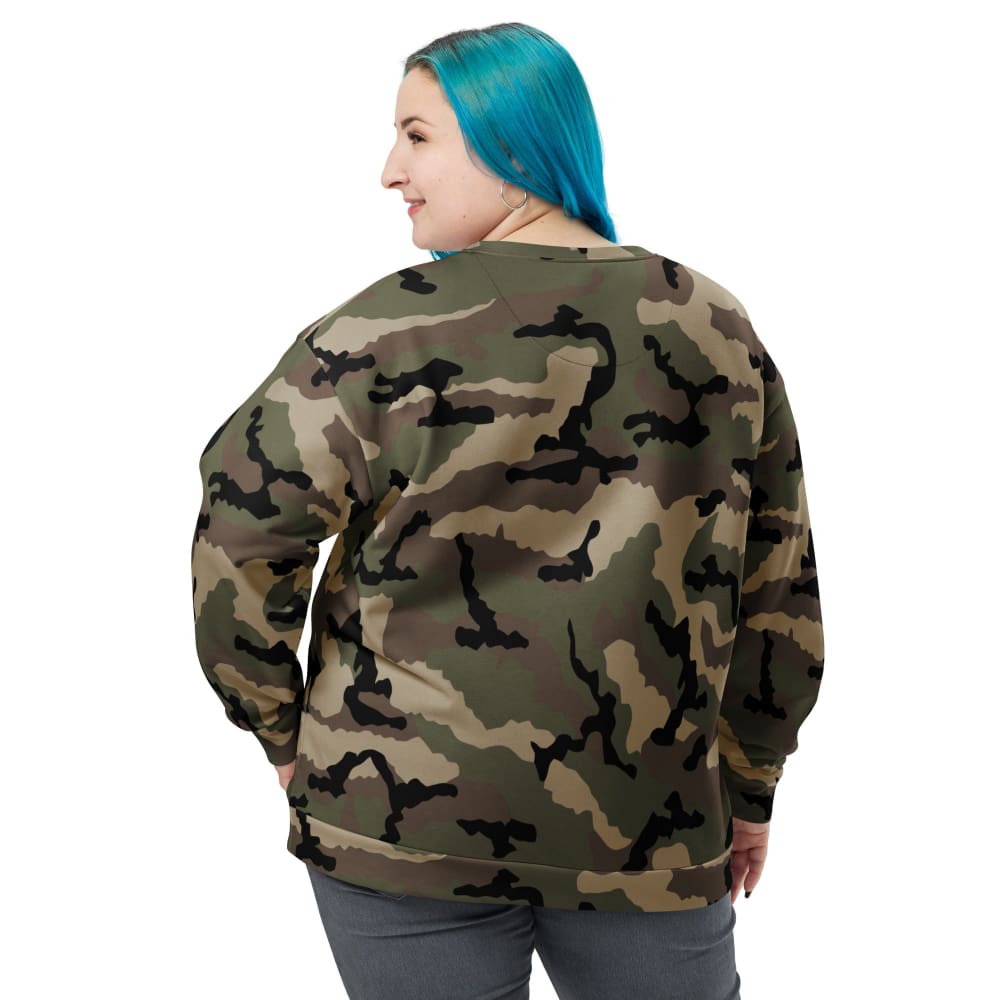 French Camouflage Centre-Europe (CCE) CAMO Unisex Sweatshirt